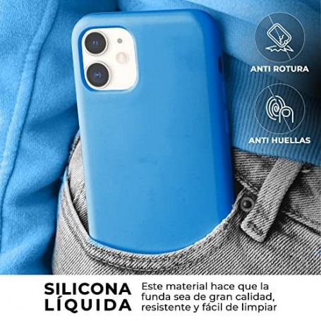 Funda Silicona para Apple iPhone 11 Azul Surfero | Librephonia