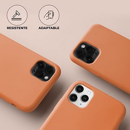 Funda Silicona para Apple iPhone 11 Pro Vitamina C | Librephonia