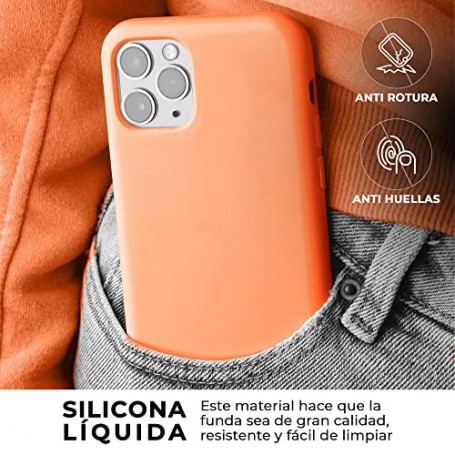 Funda Silicona para Apple iPhone 11 Pro Vitamina C | Librephonia