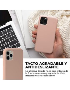 Funda Silicona para Apple iPhone 11 Pro Pomelo | Librephonia 2