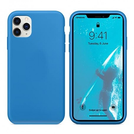 Funda Silicona para Apple iPhone 11 Pro Azul Surfero | Librephonia