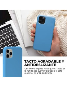 Funda Silicona para Apple iPhone 11 Pro Azul Surfero |... 2