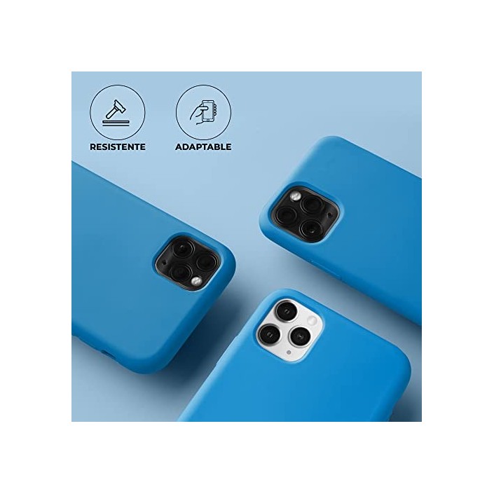 Funda Silicona para Apple iPhone 11 Pro Azul...