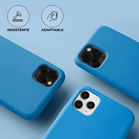 Funda Silicona para Apple iPhone 11 Pro Azul Surfero | Librephonia