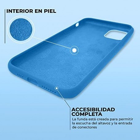 Funda Silicona para Apple iPhone 11 Pro Azul Surfero | Librephonia