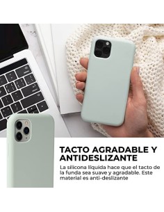 Funda Silicona para Apple iPhone 11 Pro Max Espuma de Mar... 2