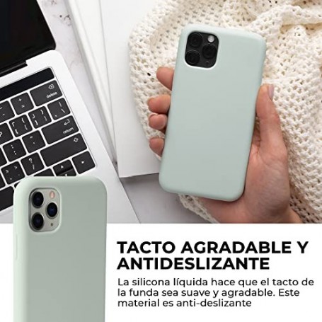 Funda Silicona para Apple iPhone 11 Pro Max Espuma de Mar | Librephonia