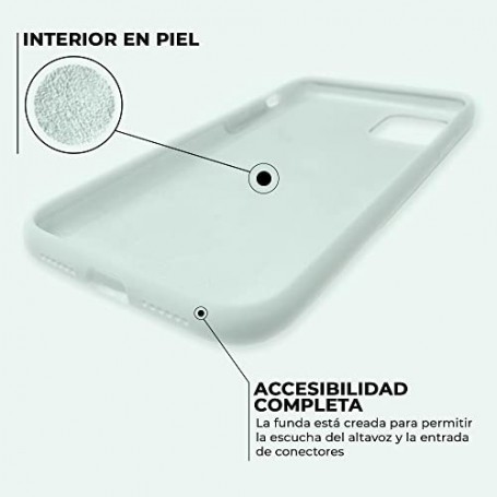 Funda Silicona para Apple iPhone 11 Pro Max Espuma de Mar | Librephonia