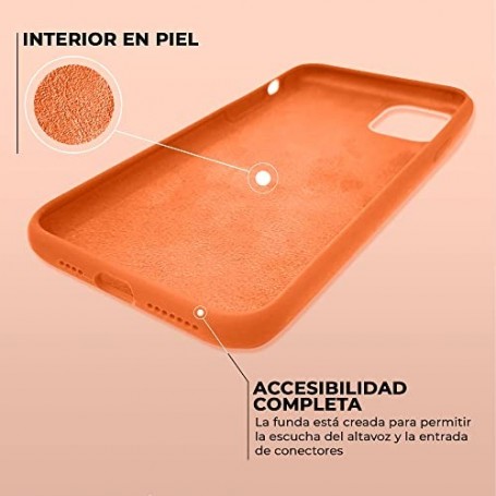 Funda Silicona para Apple iPhone 11 Pro Max Vitamina C | Librephonia