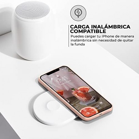 Funda Silicona para Apple iPhone 11 Pro Max Pomelo | Librephonia