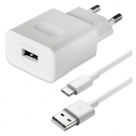 Cargador Huawei Rápido 18W Modelo HW 090200EH0 Incluye Cable Tipo C