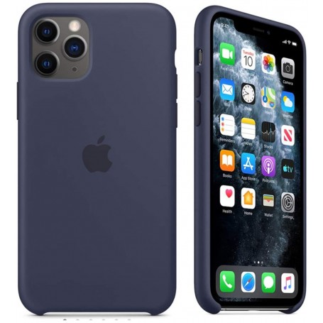 Funda Apple iPhone 11 Pro Silicona Azul Medianoche