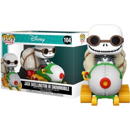 Figura Funko Pop! Disney Pesadilla antes de Navidad Jack en Moto de nieve Modelo 104 | 49146