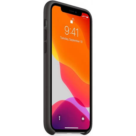 Funda de Silicona para Apple iPhone 11 Pro color Negro Modelo MWYN2ZM