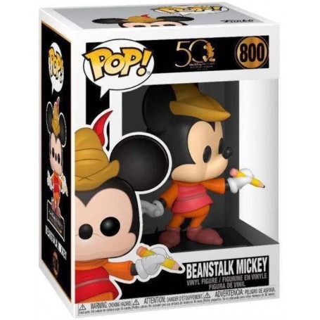 Figura Funko POP! Disney Archives 50º Aniversario Mickey Beanstalk Modelo 800 | 49892