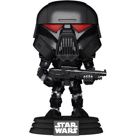 Funko Pop! Star Wars The Mandalorian Soldado Oscuro Dark Trooper Modelo 466 | 58289