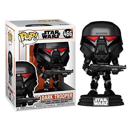Funko Pop! Star Wars The Mandalorian Soldado Oscuro Dark Trooper Modelo 466 | 58289