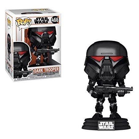 Funko Pop! Star Wars The Mandalorian Soldado Oscuro Dark Trooper Modelo 466 | 58289