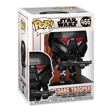 Funko Pop! Star Wars The Mandalorian Soldado Oscuro Dark Trooper Modelo 466 | 58289