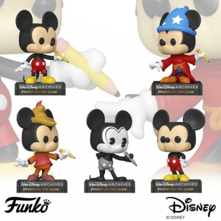 Figura Funko POP! Disney Archives 50º Aniversario Mickey Beanstalk Modelo 800 | 49892