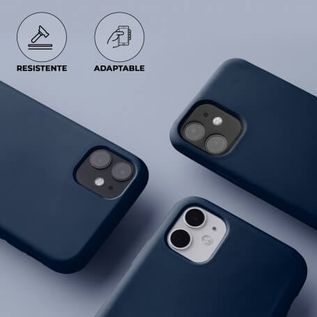 Funda Silicona para Apple iPhone 11 Azul Marino | Librephonia