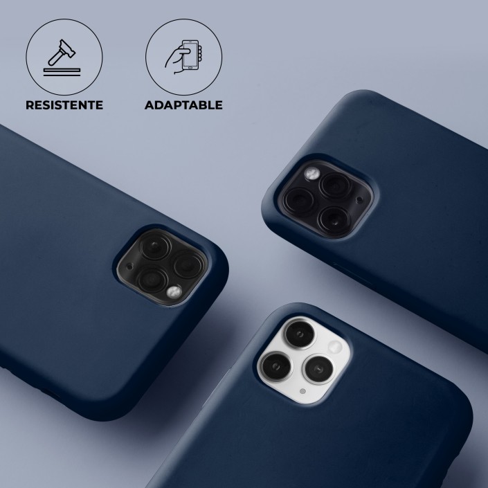 Funda Silicona para Apple iPhone 11 Pro Azul...