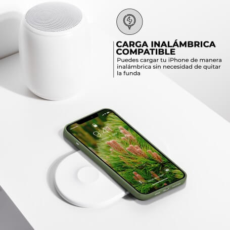 Funda Silicona para Apple iPhone 11 Pro Verde Pino | Librephonia