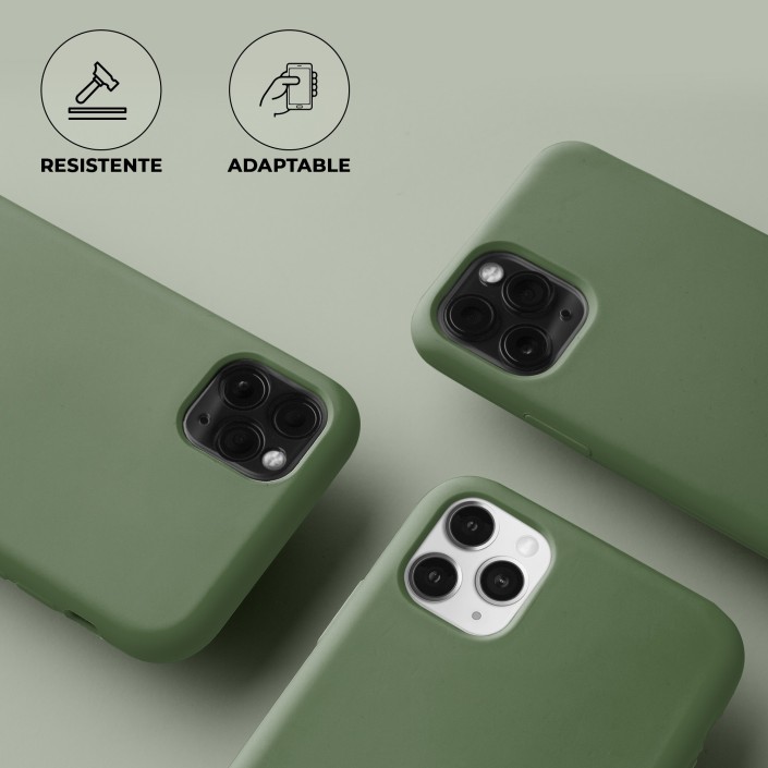 Funda Silicona para Apple iPhone 11 Pro Verde...