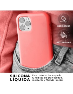 Funda Silicona para Apple iPhone 11 Pro Max Rosa Chicle |... 2