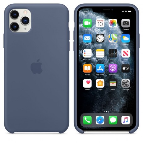 Funda Apple iPhone 11 Pro Max Silicona Azul Alaska