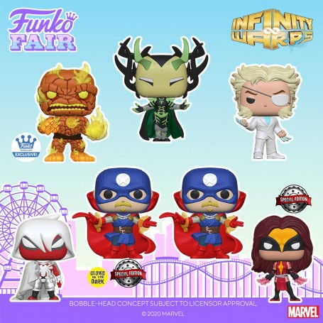 Figura Funko Pop! Marvel Infinity Warps Weapon Hex  Modelo 865 | 54622 Edición Especial