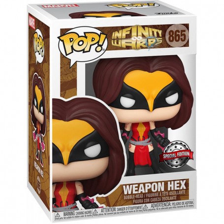 Figura Funko Pop! Marvel Infinity Warps Weapon Hex  Modelo 865 | 54622 Edición Especial