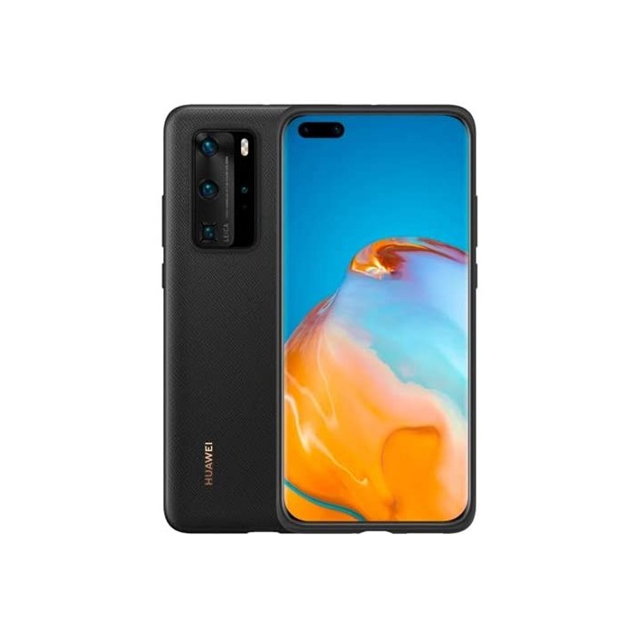 Funda Huawei PU Para P40 Pro Negro Modelo...