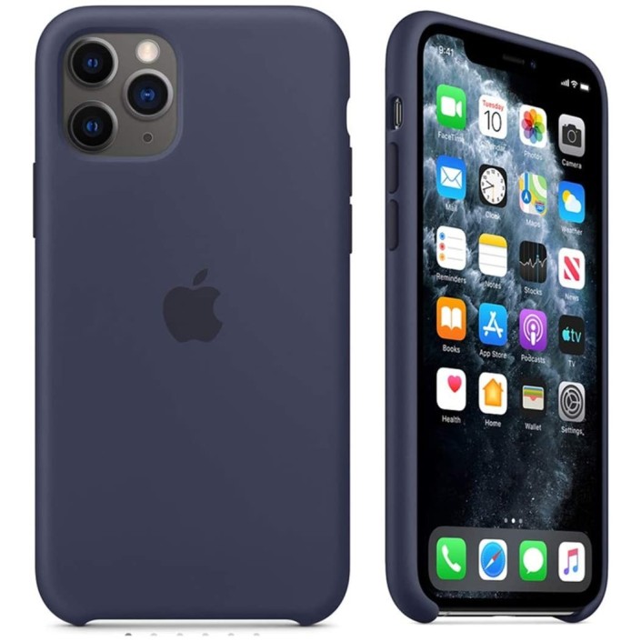 Funda Apple iPhone 11 Pro Max Silicona Azul...