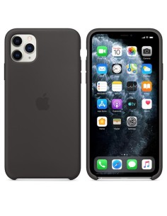 Funda Apple iPhone 11 Pro Max Silicona Negro MX002 2
