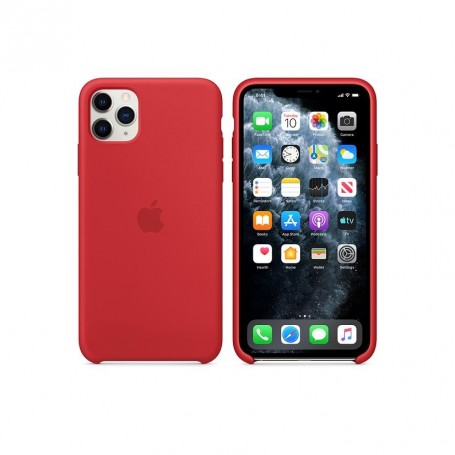 Funda Apple iPhone 11 Pro Max Silicona Rojo