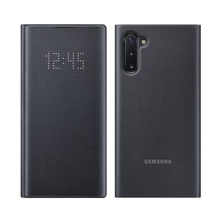 Funda Samsung para Galaxy Note 10 LED View En Color Negro EF-NN970PB Nuevo