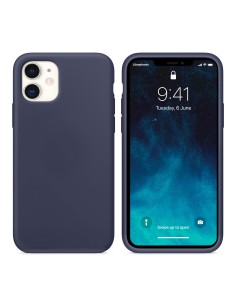Funda Silicona para Apple iPhone 11 Azul Medianoche -...