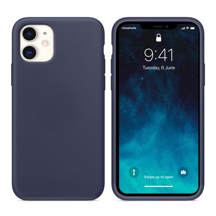 Funda Silicona para Apple iPhone 11 Azul...