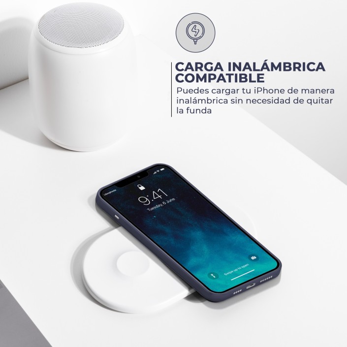 Funda Silicona para Apple iPhone 11 Azul...