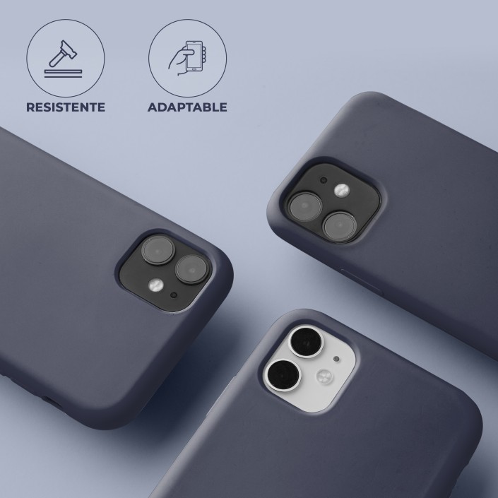 Funda Silicona para Apple iPhone 11 Azul...