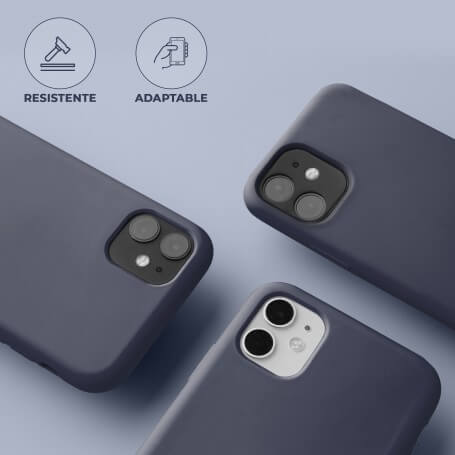 Funda Silicona para Apple iPhone 11 Azul Medianoche - Librephonia