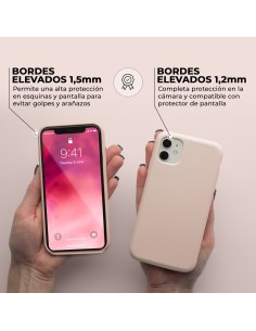 Funda Silicona para Apple iPhone 11 Rosa Arena - Librephonia 2