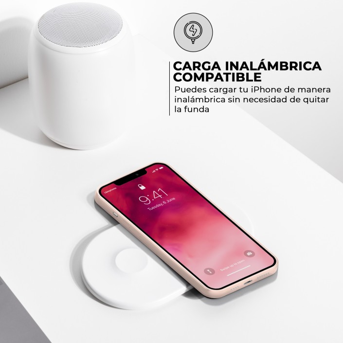 Funda Silicona para Apple iPhone 11 Rosa Arena...