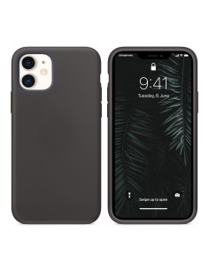 Funda Silicona para Apple iPhone 11 Negro - Librephonia