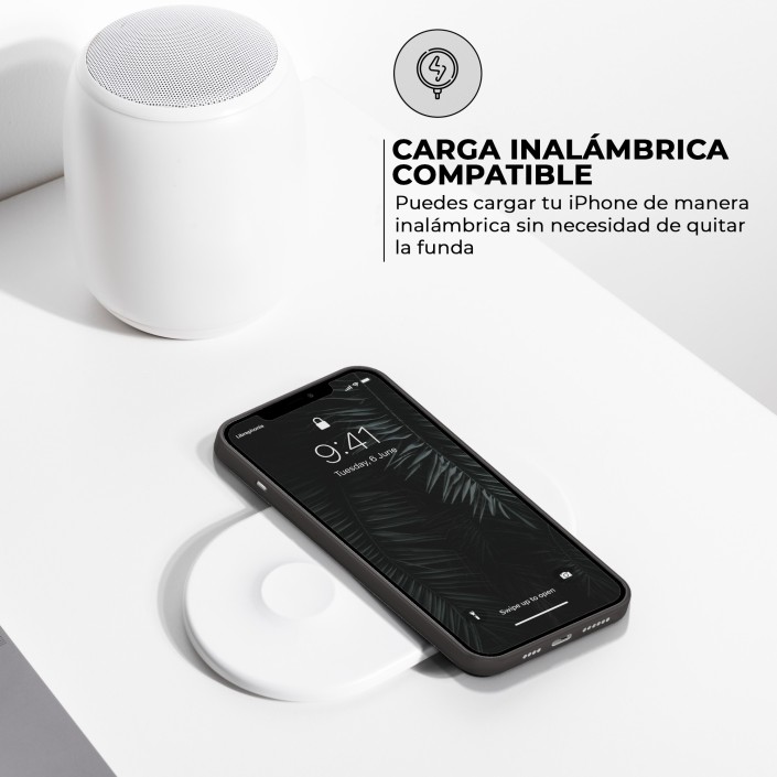 Funda Silicona para Apple iPhone 11 Negro -...
