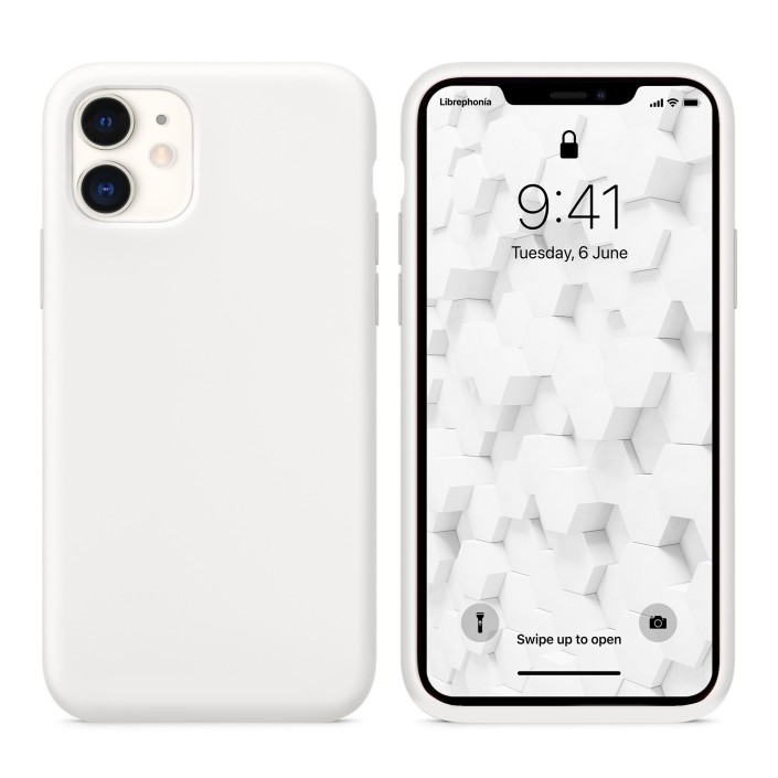 Funda Silicona para Apple iPhone 11 Blanco -...