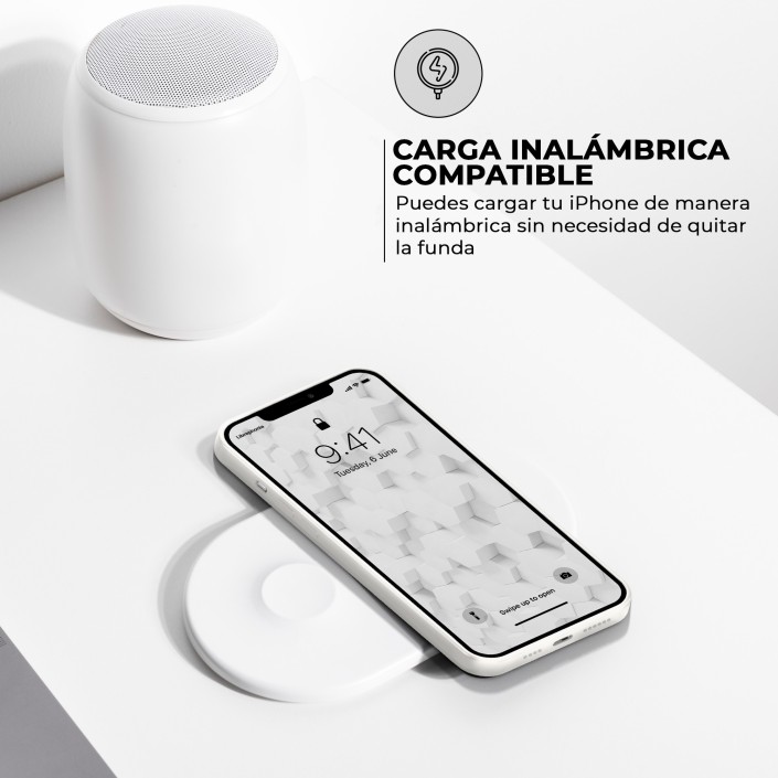 Funda Silicona para Apple iPhone 11 Blanco -...