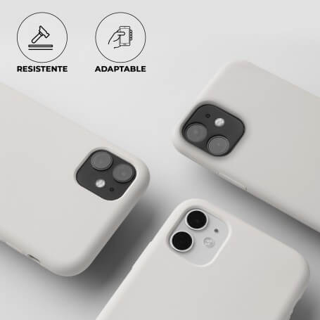 Funda Silicona para Apple iPhone 11 Blanco - Librephonia