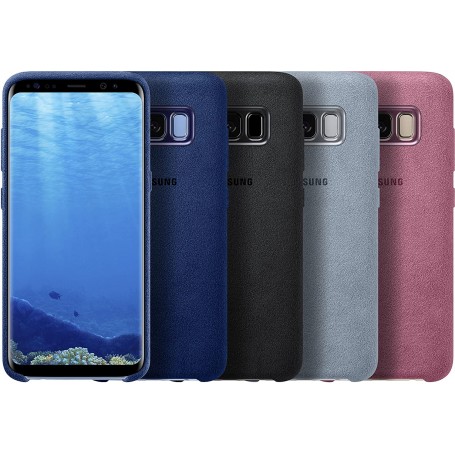 Funda Samsung Galaxy S8 Alcántara Gris EF-XG950AS | Estado Como Nuevo | Outlet